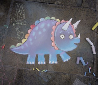 Chalk art
